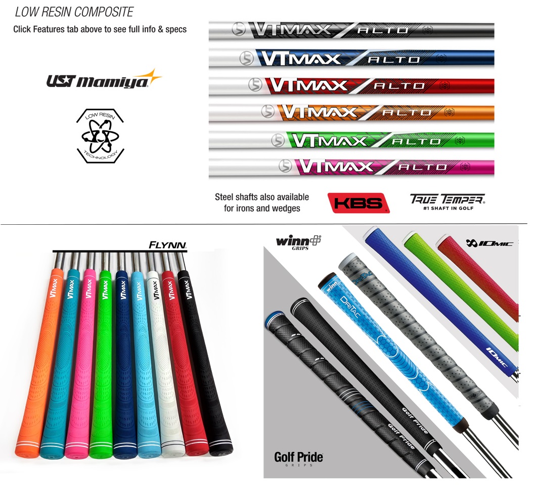 Details FLYNN GOLF VT MAX Junior Golf Clubs Shafts Grips